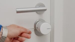 Tedee GO smart lock zilver