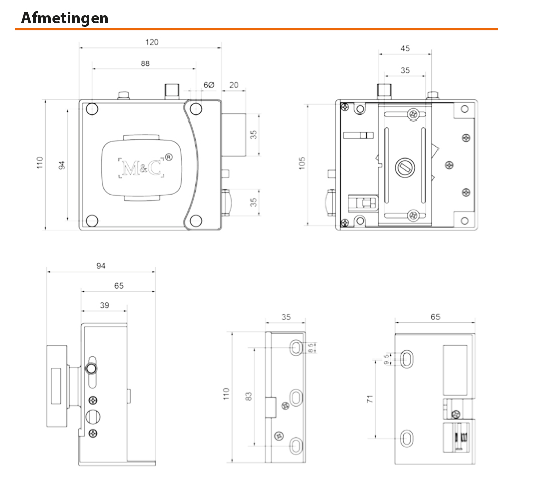 M&C oplegslot Matrix SKG***