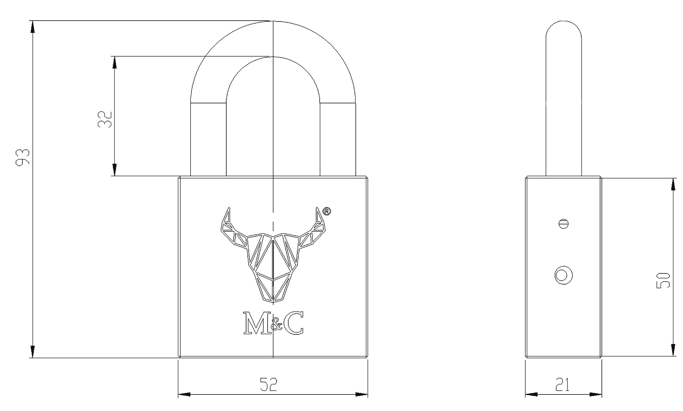 Hangslot M&C Matrix SKG***