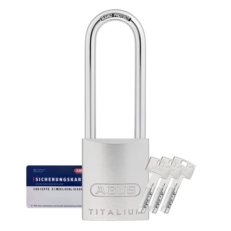 Hangslot Abus 86TI/45HB80 met cilinderslot ABUS VELA 1000