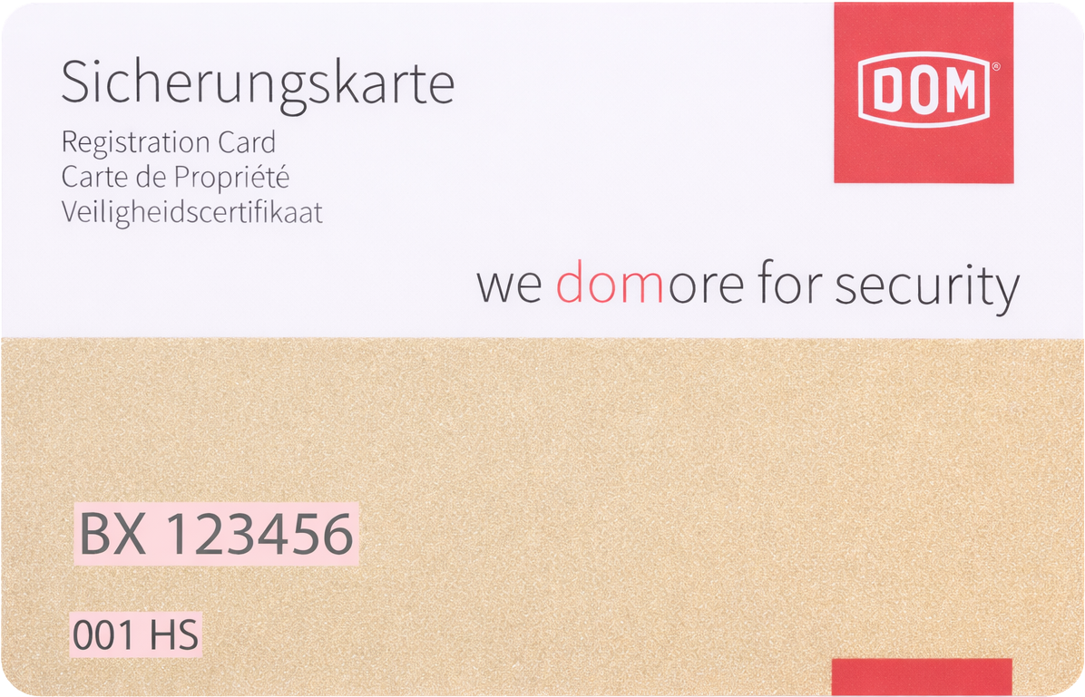 DOM rs Sirius SKG2 cilinder