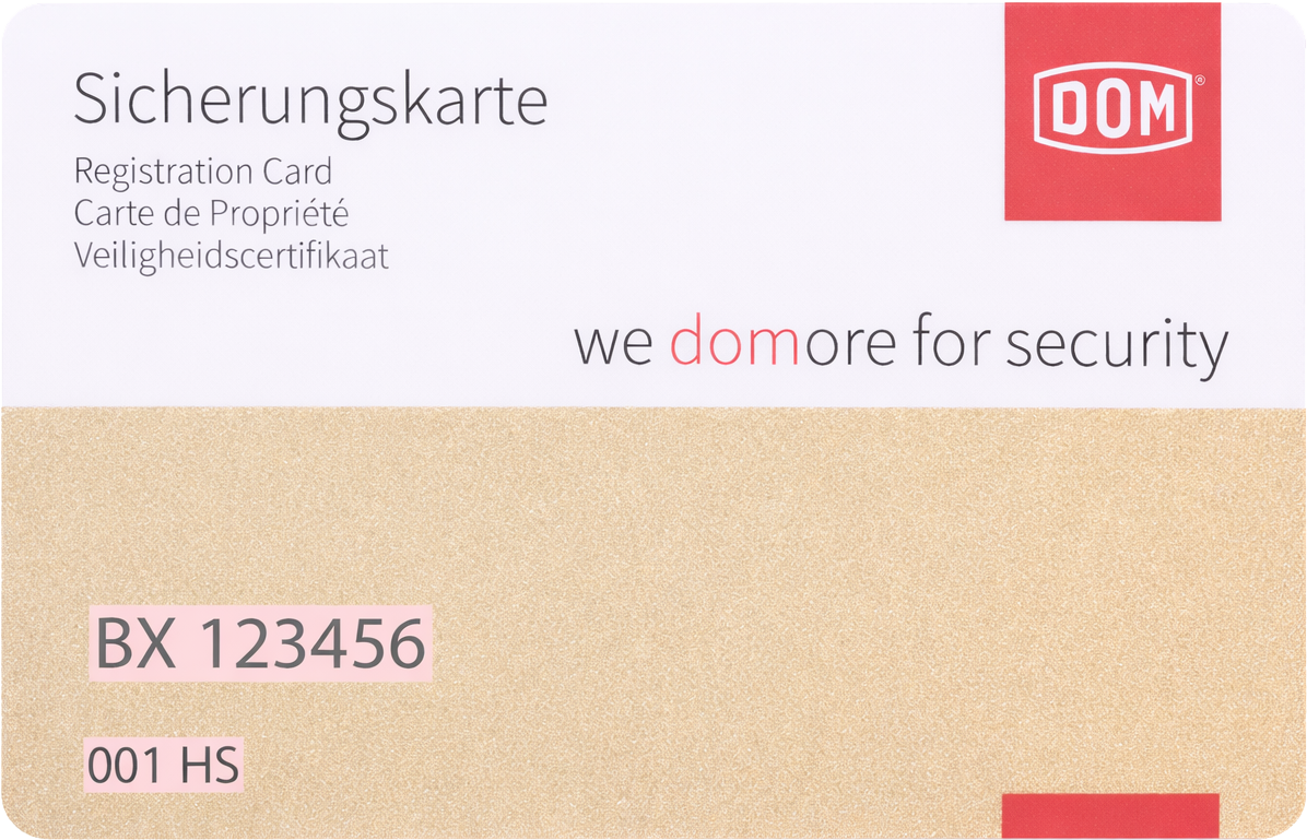 DOM rs Sirius SKG3 cilinder