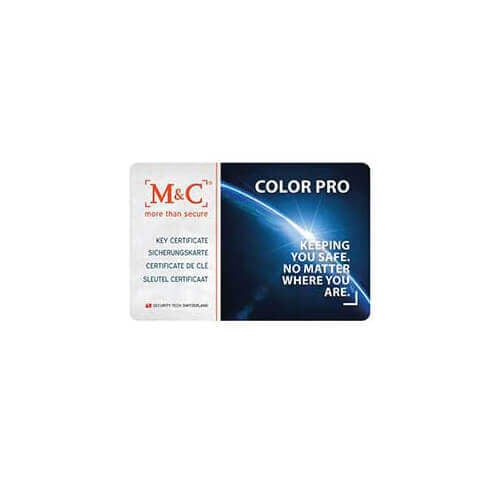 M&C Color Pro sleutel nabestellen